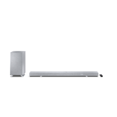 Sharp , 5.1.2 Dolby Atmos/DTS:X Soundbar with Wireless Subwoofer , HT-SBW55121(SL) , 650 W , Bluetooth , Silver , Wireless connection