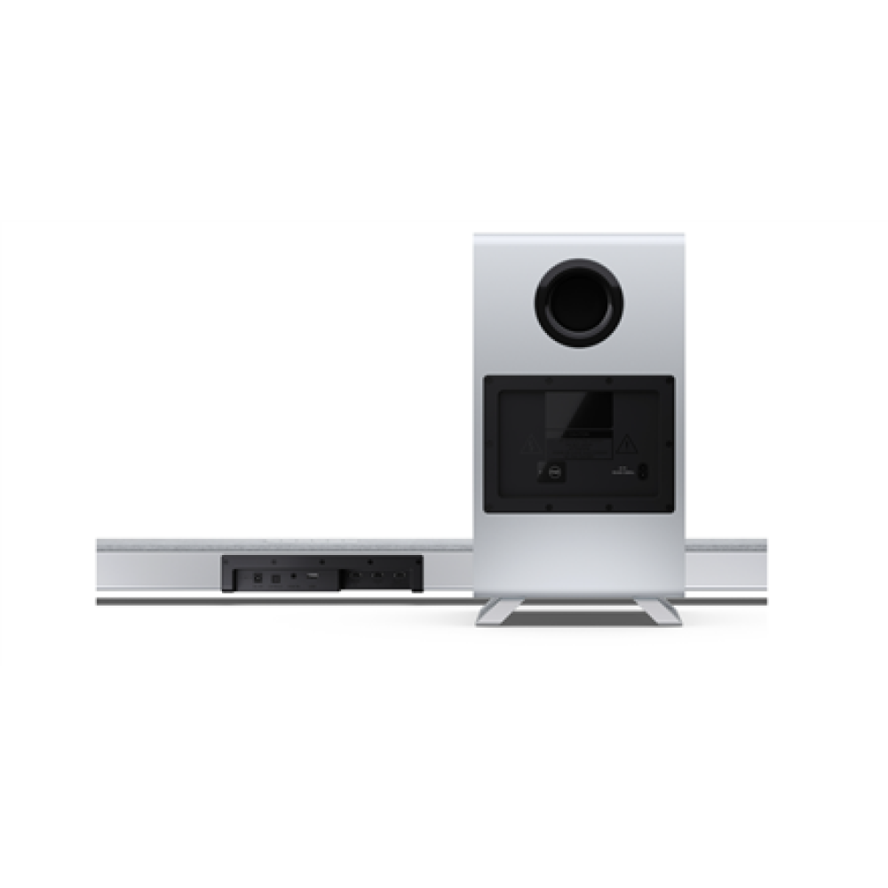 Sharp , 5.1.2 Dolby Atmos/DTS:X Soundbar with Wireless Subwoofer , HT-SBW55121(SL) , 650 W , Bluetooth , Silver , Wireless connection