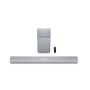 Sharp , 5.1.2 Dolby Atmos/DTS:X Soundbar with Wireless Subwoofer , HT-SBW55121(SL) , 650 W , Bluetooth , Silver , Wireless connection