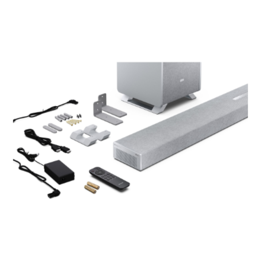 Sharp , 5.1.2 Dolby Atmos/DTS:X Soundbar with Wireless Subwoofer , HT-SBW55121(SL) , Bluetooth