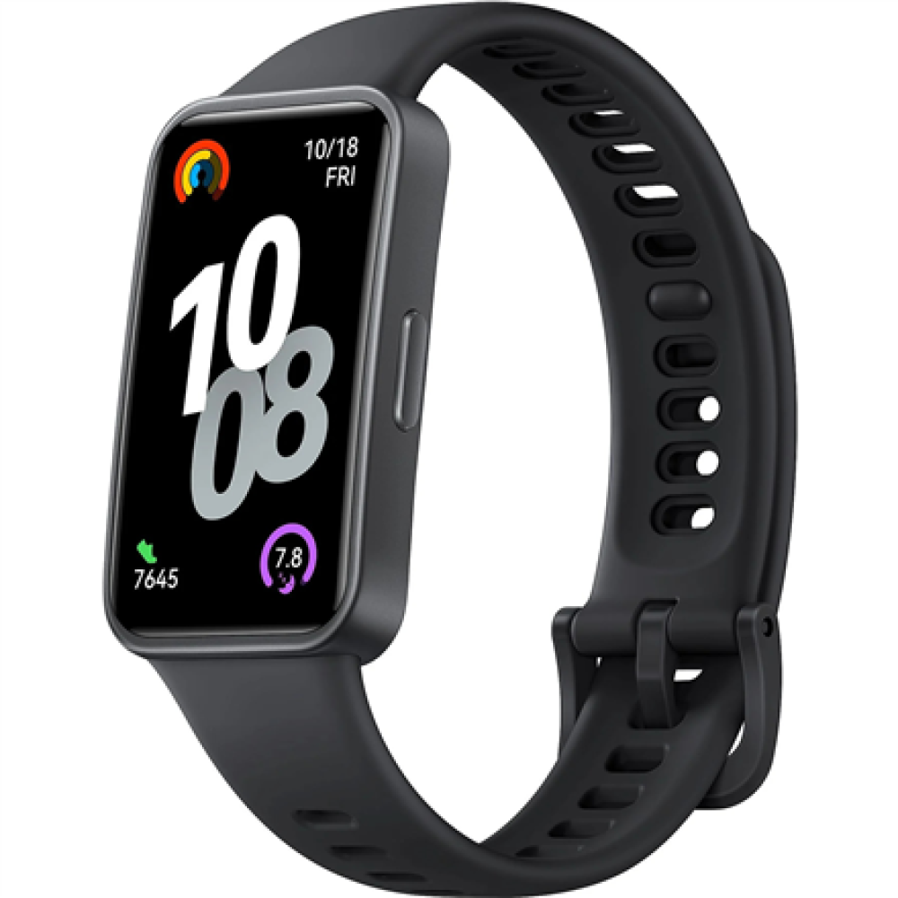 Huawei Band 10 , 1.47 inch AMOLED , Touchscreen , Heart rate monitor , Waterproof , Bluetooth , Black