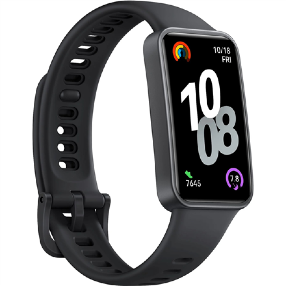 Huawei Band 10 , 1.47 inch AMOLED , Touchscreen , Heart rate monitor , Waterproof , Bluetooth , Black