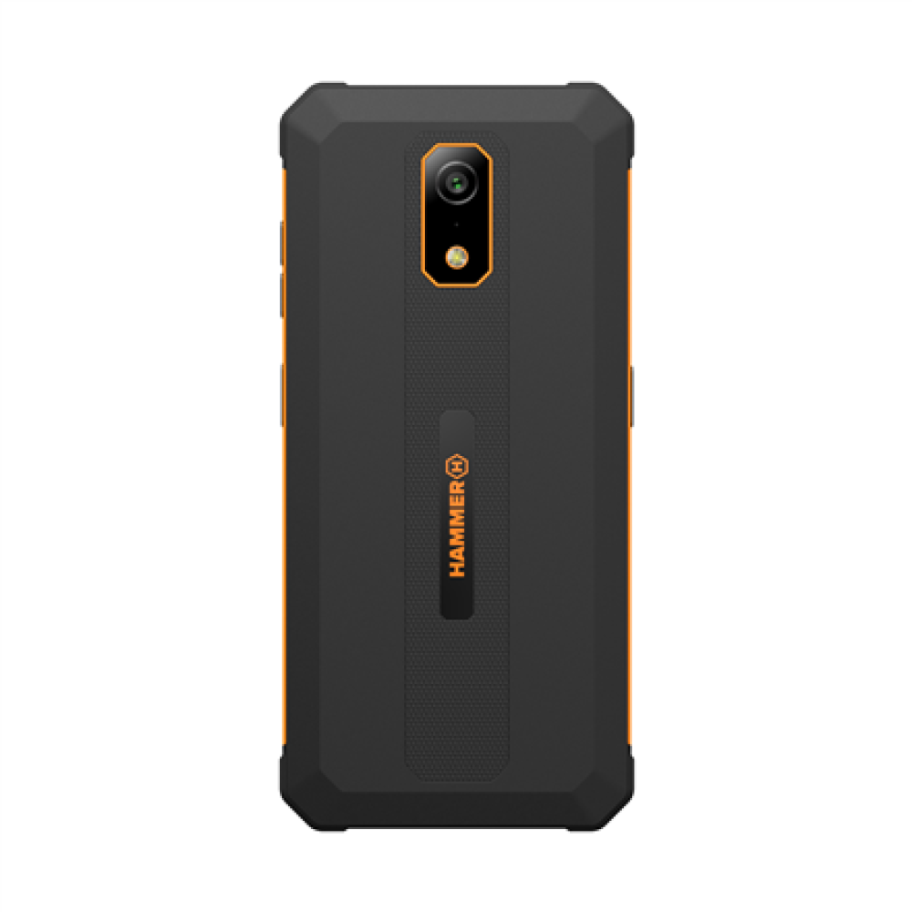 Hammer Iron , Va , Orange-black , 6.56 , IPS , 720 x 1612 pixels , Mediatek , G36 , Internal RAM 4 GB , 64 GB , microSD , Dual SIM , Nano SIM , 3G , 4G , Main camera resolution 13 MP , Secondary camera resolution 5 MP , Android , 14 , 6500 mAh