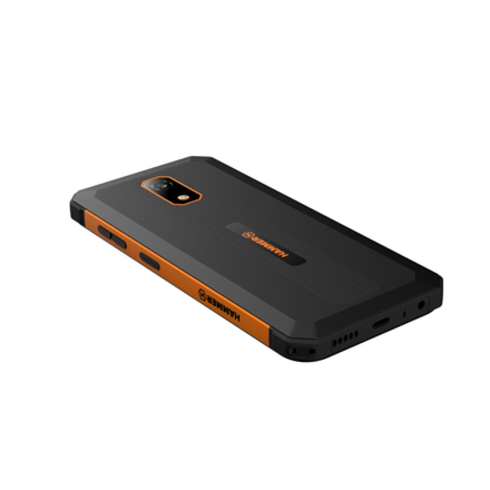 Hammer Iron , Va , Orange-black , 6.56 , IPS , 720 x 1612 pixels , Mediatek , G36 , Internal RAM 4 GB , 64 GB , microSD , Dual SIM , Nano SIM , 3G , 4G , Main camera resolution 13 MP , Secondary camera resolution 5 MP , Android , 14 , 6500 mAh