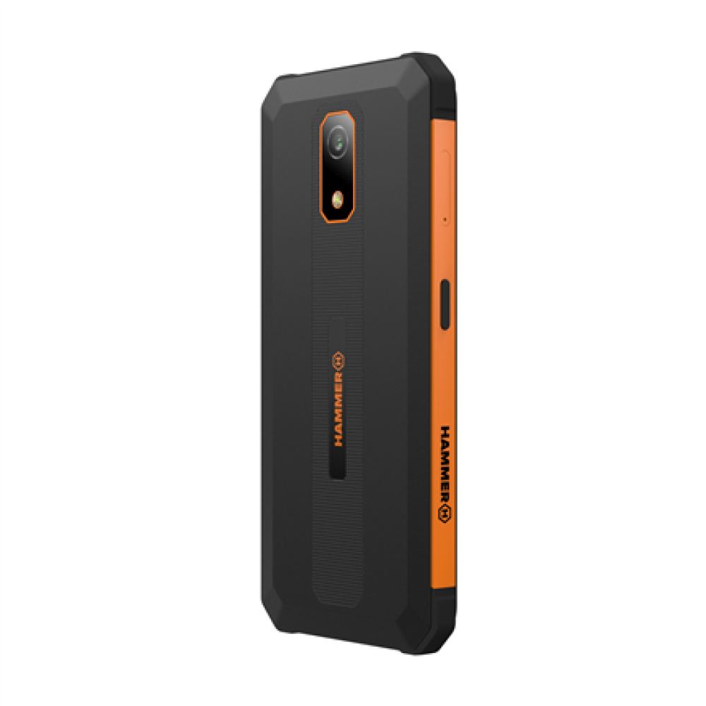 Hammer Iron , Va , Orange-black , 6.56 , IPS , 720 x 1612 pixels , Mediatek , G36 , Internal RAM 4 GB , 64 GB , microSD , Dual SIM , Nano SIM , 3G , 4G , Main camera resolution 13 MP , Secondary camera resolution 5 MP , Android , 14 , 6500 mAh