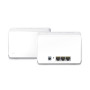 AX1800 Whole Home Mesh Wi-Fi 6 System , Halo H70X (2-Pack) , 802.11ax , 574+1201 Mbit/s , 10/100/1000 Mbit/s , Ethernet LAN (RJ-45) ports 3 , Mesh Support Yes , MU-MiMO Yes , No mobile broadband , Antenna type Internal