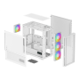 Deepcool , MID TOWER CASE , CH560 Digital , Side window , White , Mid-Tower , Power supply included No , ATX PS2