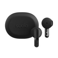 Sudio Earbuds , N3 , Bluetooth , On-ear , Microphone , Onyx Black , Wireless