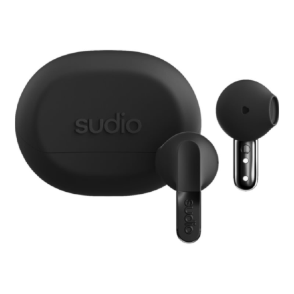 Sudio Earbuds , N3 , Bluetooth , On-ear , Microphone , Onyx Black , Wireless