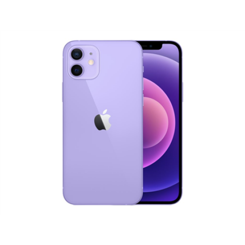 Apple , iPhone 12 , Purple , 6.1 , Super Retina XDR OLED , Apple , A14 Bionic , Internal RAM 4 GB , 128 GB , Dual SIM , Nano-SIM , 3G , 4G , 5G , Main camera 12+12 MP , Secondary camera 12 MP , iOS , 14.1 , 2815 mAh