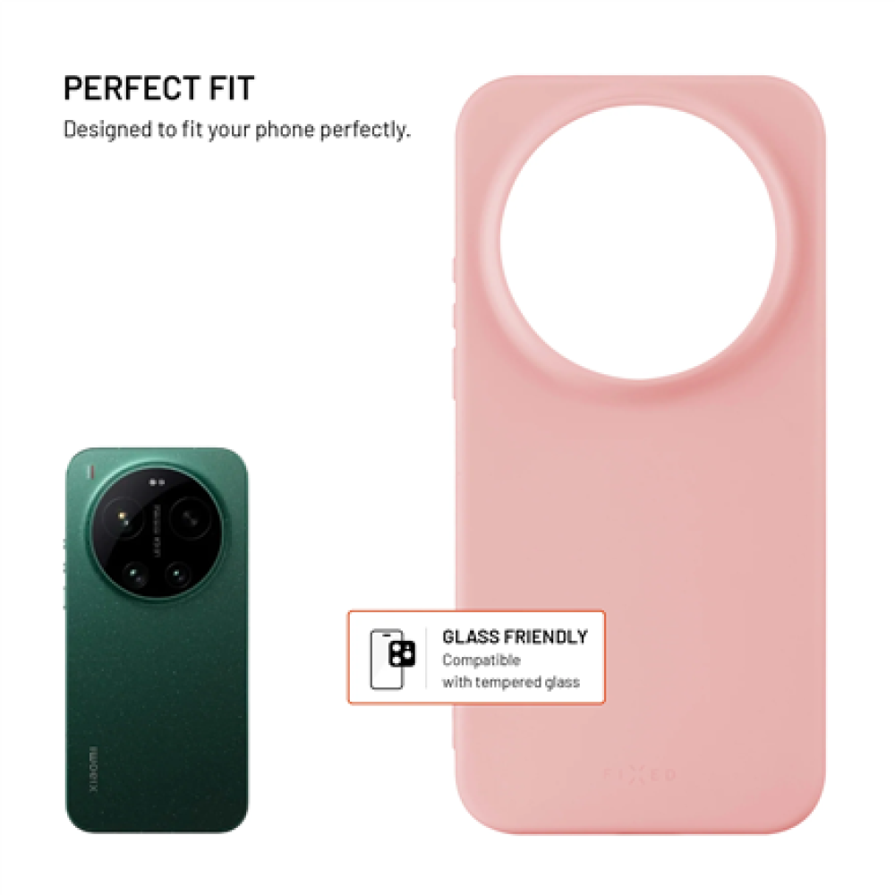 Fixed Story , Back cover , Xiaomi , 17 Ultra , Rubberized , Pink