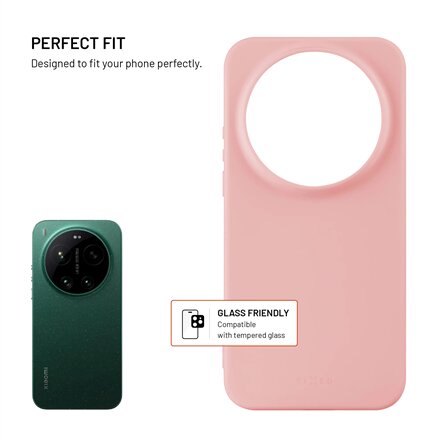 Fixed Story , Back cover , Xiaomi , 17 Ultra , Rubberized , Pink