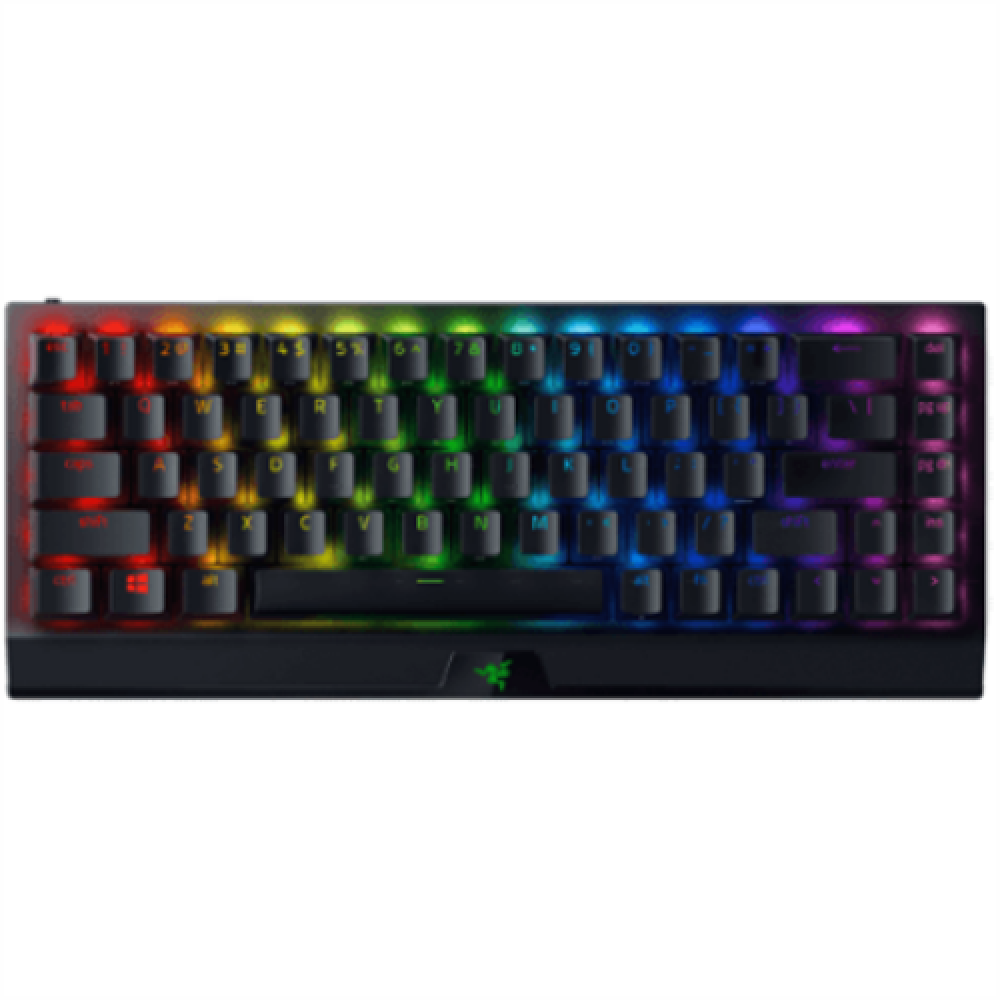 Razer , BlackWidow V3 Mini HyperSpeed , Mechanical Gaming Keyboard , Wireless , RGB LED light , US , Bluetooth , Black , Green Switch , Wireless connection
