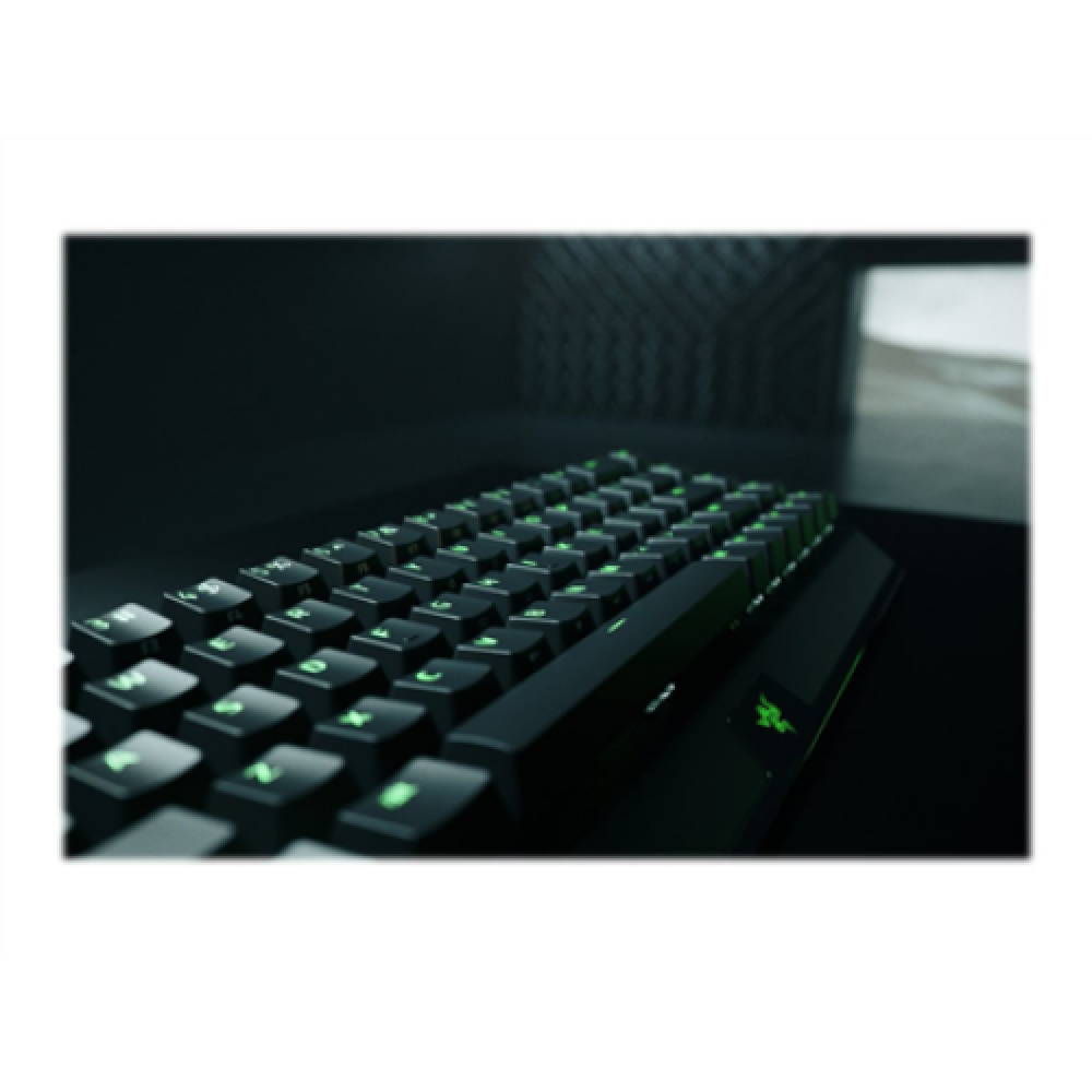 Razer , BlackWidow V3 Mini HyperSpeed , Mechanical Gaming Keyboard , Wireless , RGB LED light , US , Bluetooth , Black , Green Switch , Wireless connection