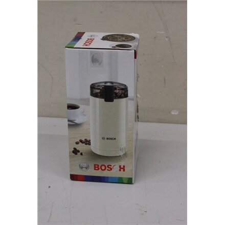 SALE OUT.Bosch , Coffee Grinder , TSM6A017C , 180 W , Coffee beans capacity 75 g , Beige , Bosch , Coffee Grinder , TSM6A017C , 180 W , Coffee beans capacity 75 g , Beige , DAMAGED PACKAGING, UNEVEN CONNECTION BETWEEN PARTS