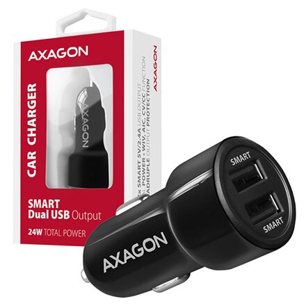 AXAGON Dual car charger, 24W , PWC-5V5