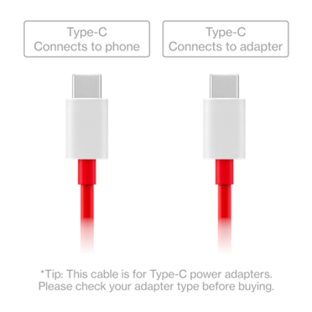 OnePlus SUPERVOOC Type-C to Type C Cable Charging / data transfer