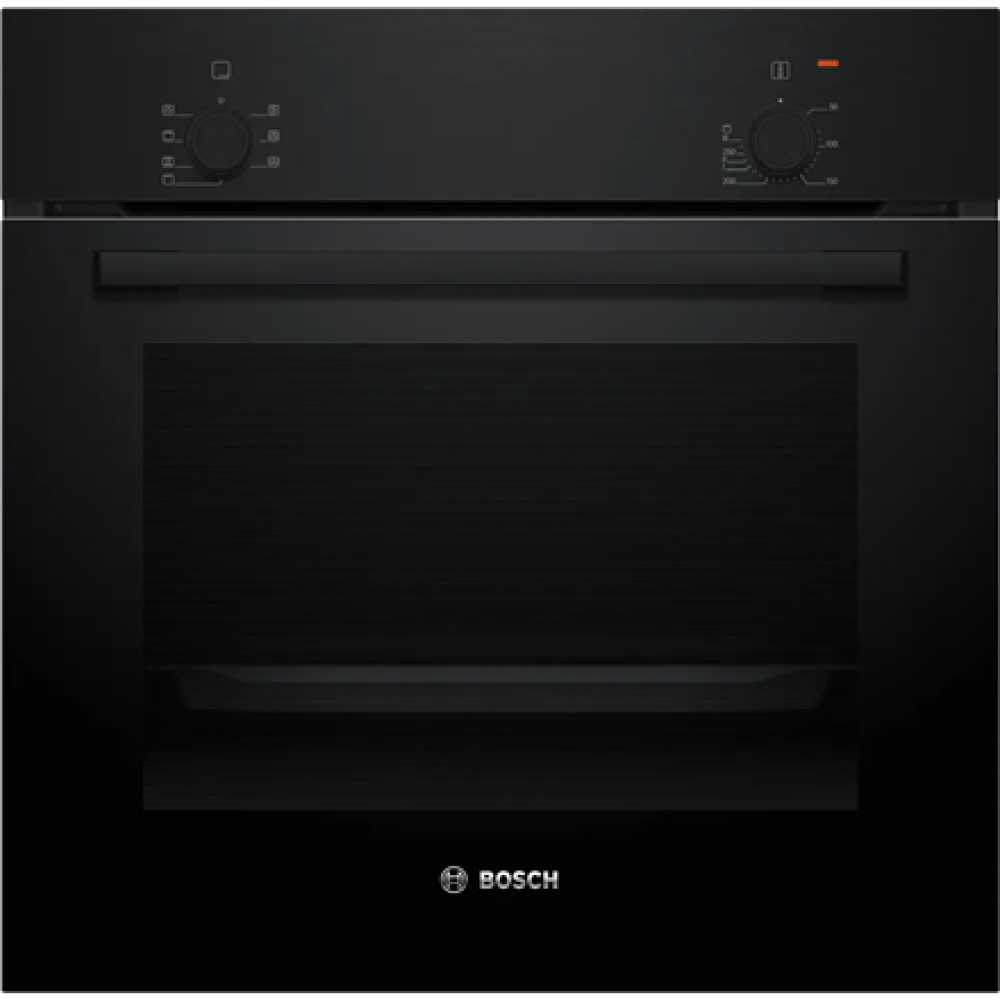 Bosch Oven , HBF010BA1 , 66 L , Electric , Manual , Knobs , Height 59.5 cm , Width 59.4 cm , Black