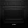 Bosch Oven , HBF010BA1 , 66 L , Electric , Manual , Knobs , Height 59.5 cm , Width 59.4 cm , Black