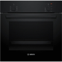 Bosch Oven , HBF010BA1 , 66 L , Electric , Manual , Knobs , Height 59.5 cm , Width 59.4 cm , Black