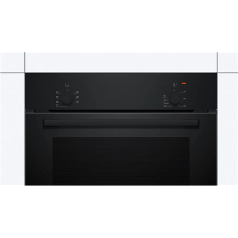 Bosch Oven , HBF010BA1 , 66 L , Electric , Manual , Knobs , Height 59.5 cm , Width 59.4 cm , Black