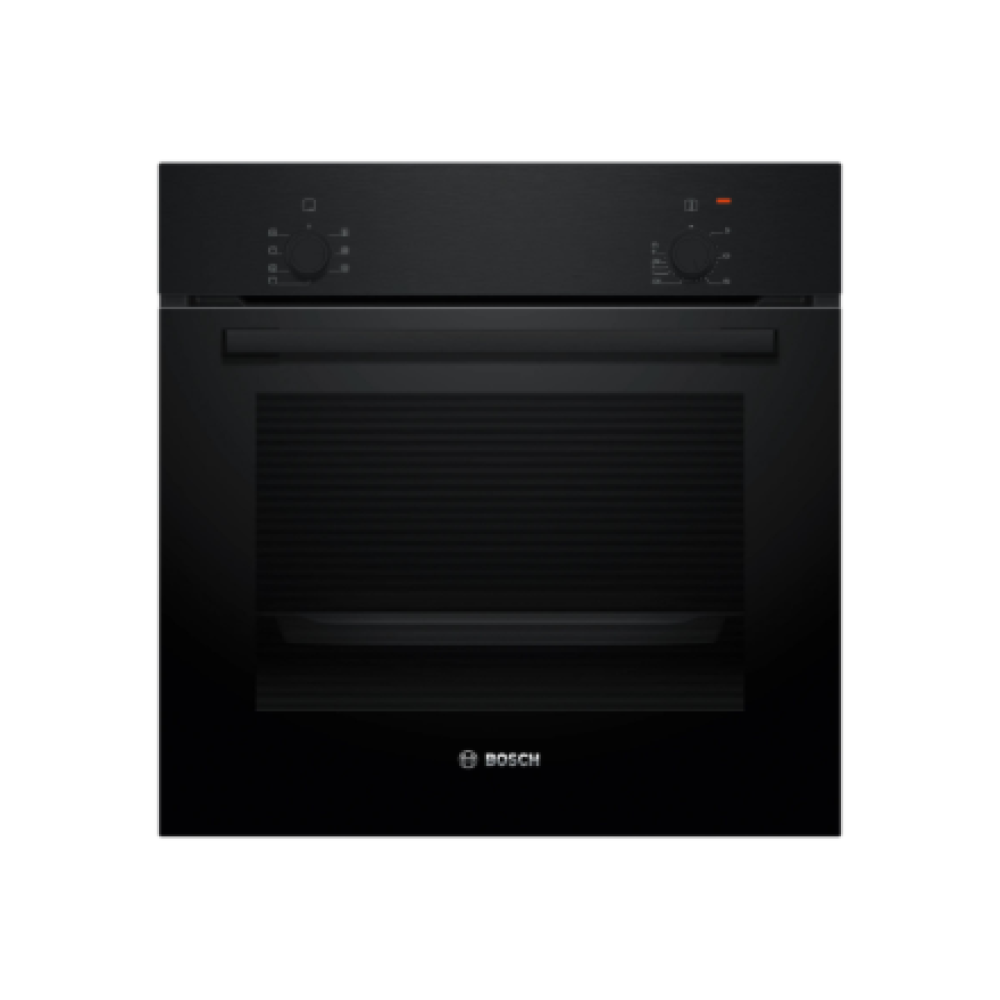 Bosch Oven , HBF010BA1 , 66 L , Electric , Manual , Knobs , Height 59.5 cm , Width 59.4 cm , Black