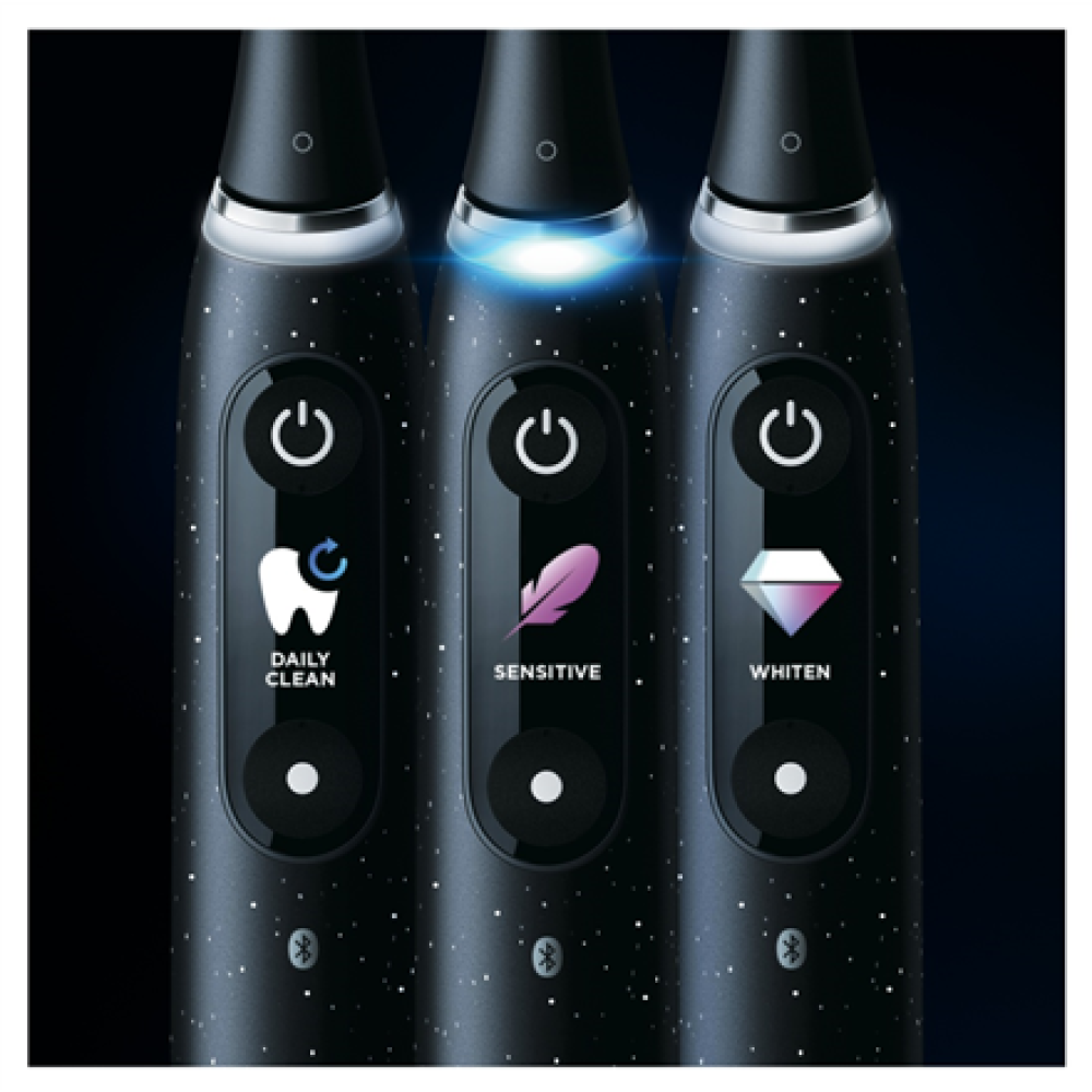Oral-B Electric Toothbrush , iO10 Series , Rechargeable , For adults , Number of brush heads included 1 , Number of teeth brushing modes 7 , Cosmic Black Booster