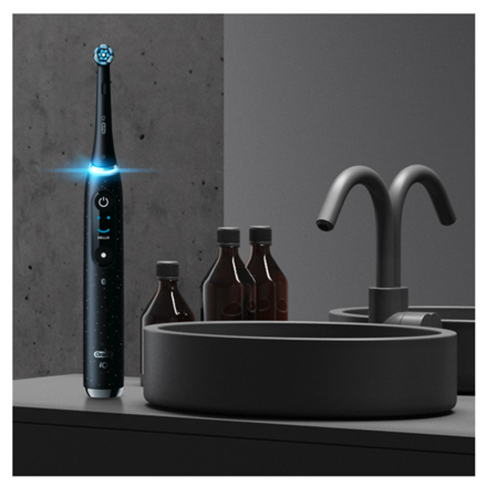 Oral-B Electric Toothbrush , iO10 Series , Rechargeable , For adults , Number of brush heads included 1 , Number of teeth brushing modes 7 , Cosmic Black Booster