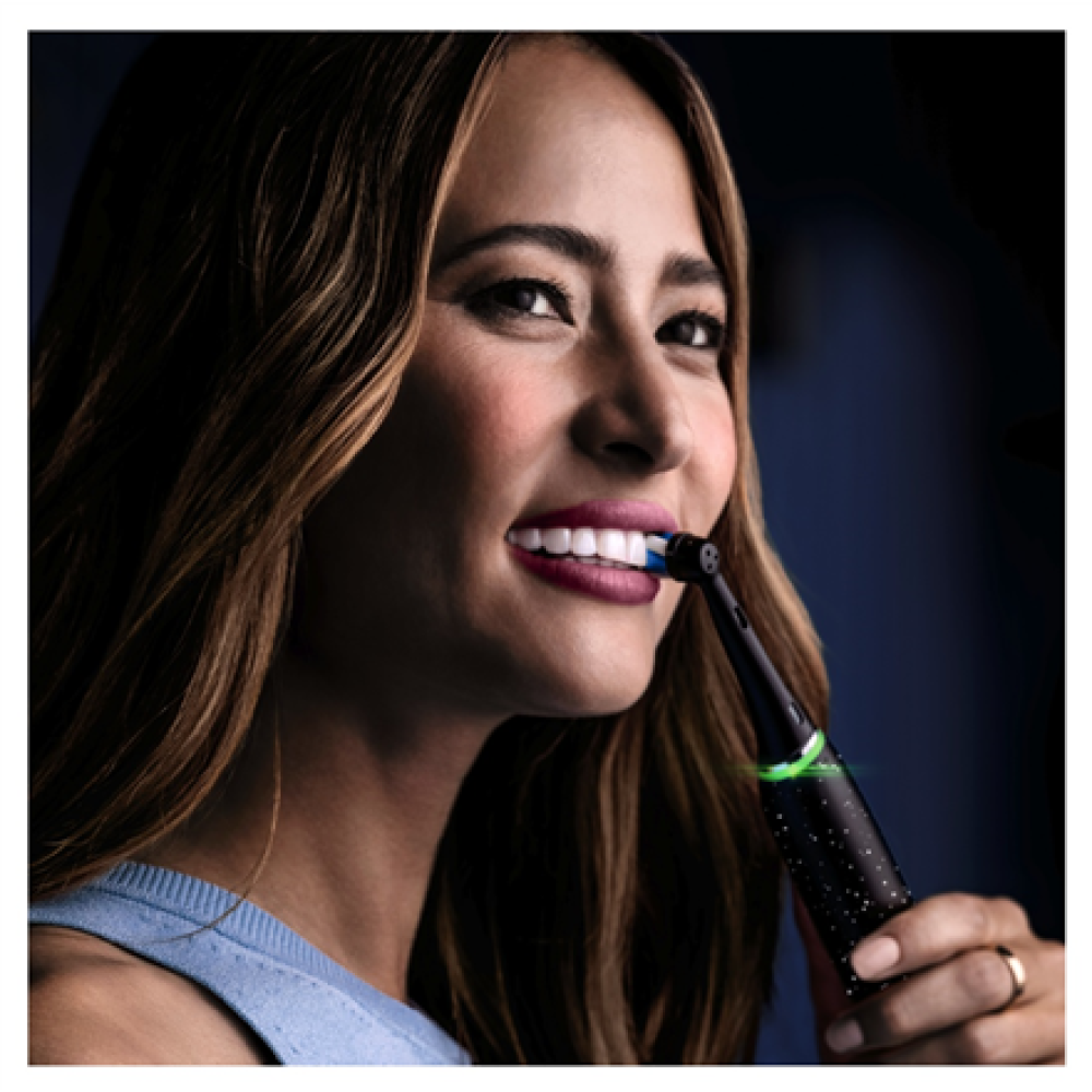 Oral-B Electric Toothbrush , iO10 Series , Rechargeable , For adults , Number of brush heads included 1 , Number of teeth brushing modes 7 , Cosmic Black Booster
