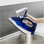TEFAL , FV2838E0 , Steam Iron , 2400 W , Water tank capacity 270 ml , Continuous steam 40 g/min , Blue/White