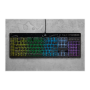 Corsair , Rubber Dome , Gaming Keyboard , K55 RGB PRO , Gaming keyboard , Wired , RGB LED light , US , Black