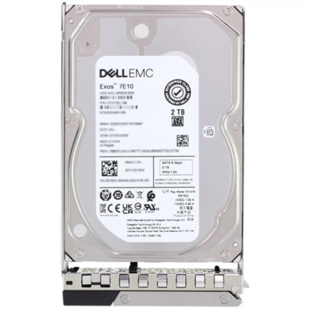 Dell , HDD 3.5 / 2TB / 7.2k / SATA / 6Gb / 512n / Hot-plug / 15G Rx50 , 7200 RPM , 2000 GB