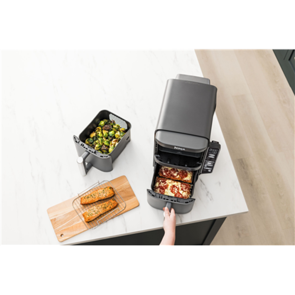 NINJA , Double Stack XL 2-Level Air Fryer with Smart Cook System , SL451EU , Capacity 9.5 L , Grey