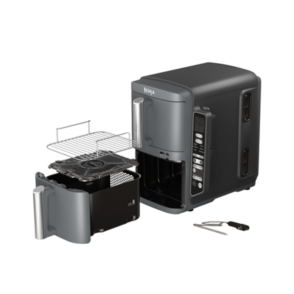 NINJA , Double Stack XL 2-Level Air Fryer with Smart Cook System , SL451EU , Capacity 9.5 L , Grey