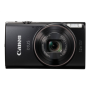 Canon , IXUS , 285 HS , Compact camera , 20.2 MP , Optical zoom 12 x , Digital zoom 4 x , Image stabilizer , ISO 3200 , Display diagonal 7.62 , Wi-Fi , Focus TTL , Video recording , Lithium-Ion (Li-Ion) , Black