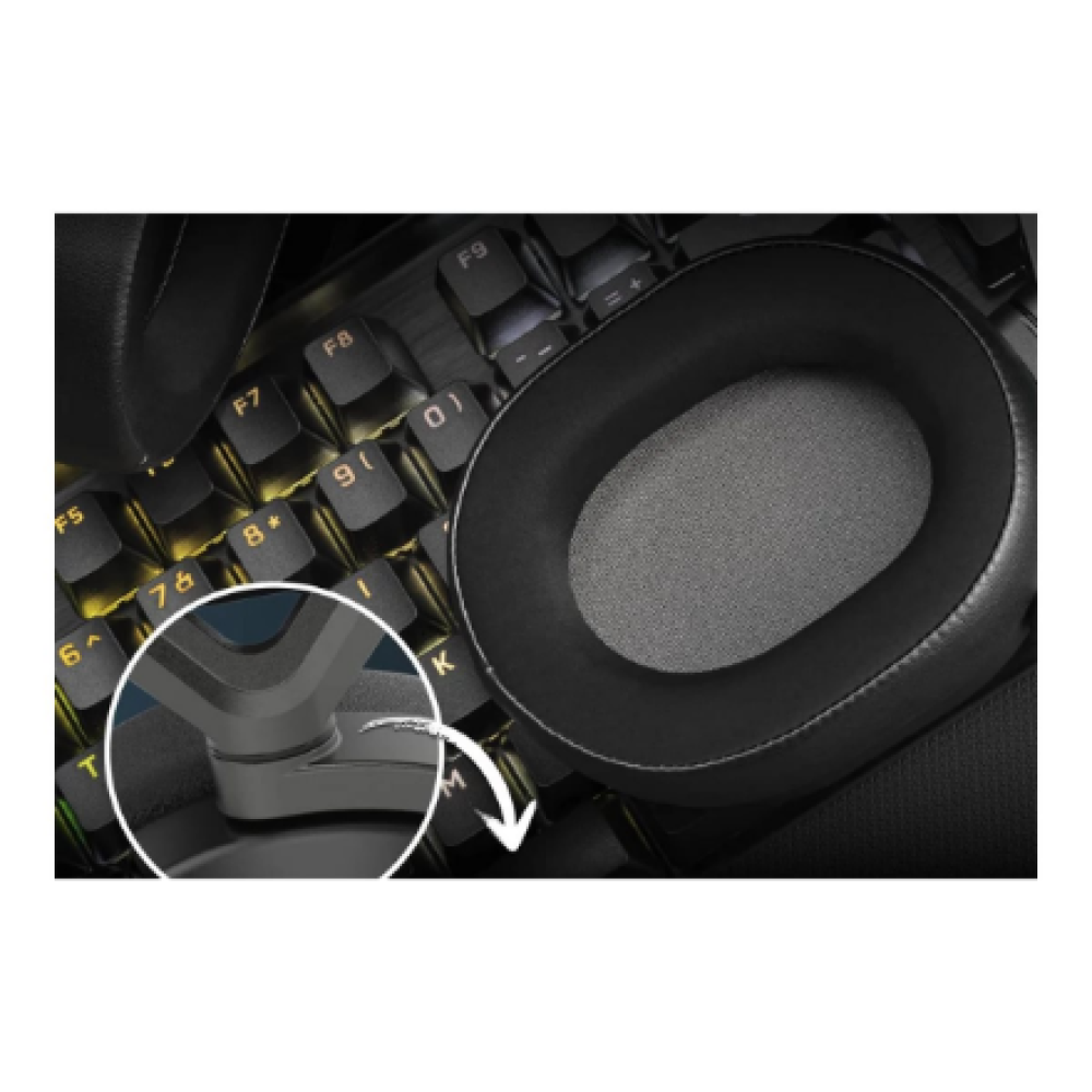 Corsair , Gaming Headset , HS65 , Wireless , Over-Ear , Microphone , Wireless , Carbon