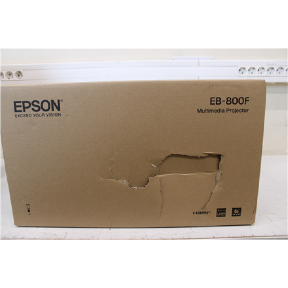 SALE OUT. Epson EB-800F 3LCD Projector /16:9/5000Lm/2500000:1, White DAMAGED PACKAGING , Epson , EB-800F , Full HD (1920x1080) , 5000 ANSI lumens , White , DAMAGED PACKAGING , Lamp warranty 12 month(s)