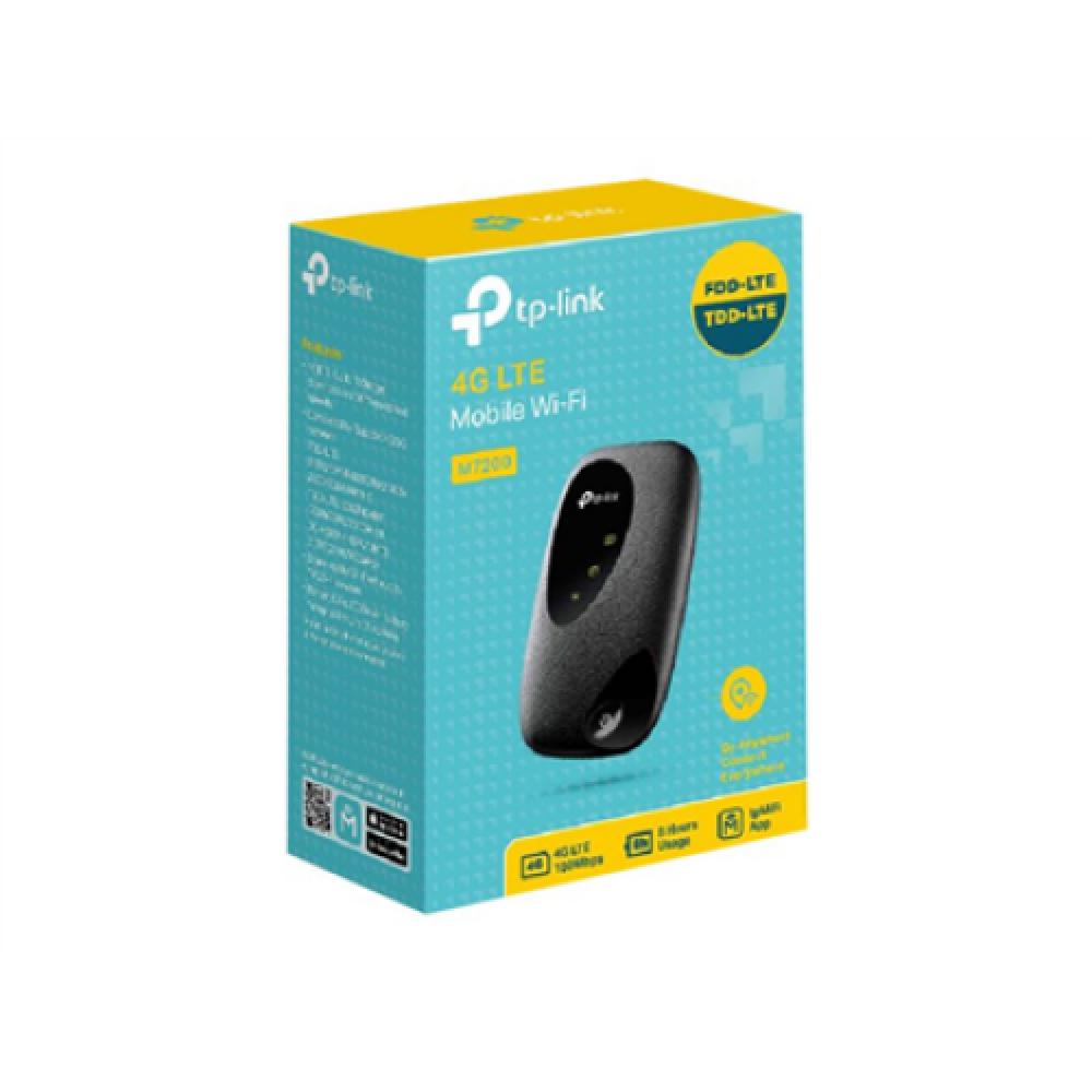 4G LTE Mobile Wi-Fi , M7200 , 802.11n , 300 Mbit/s , Mesh Support No , MU-MiMO No , 4G , Antenna type 1xInternal , 1 x microUSB