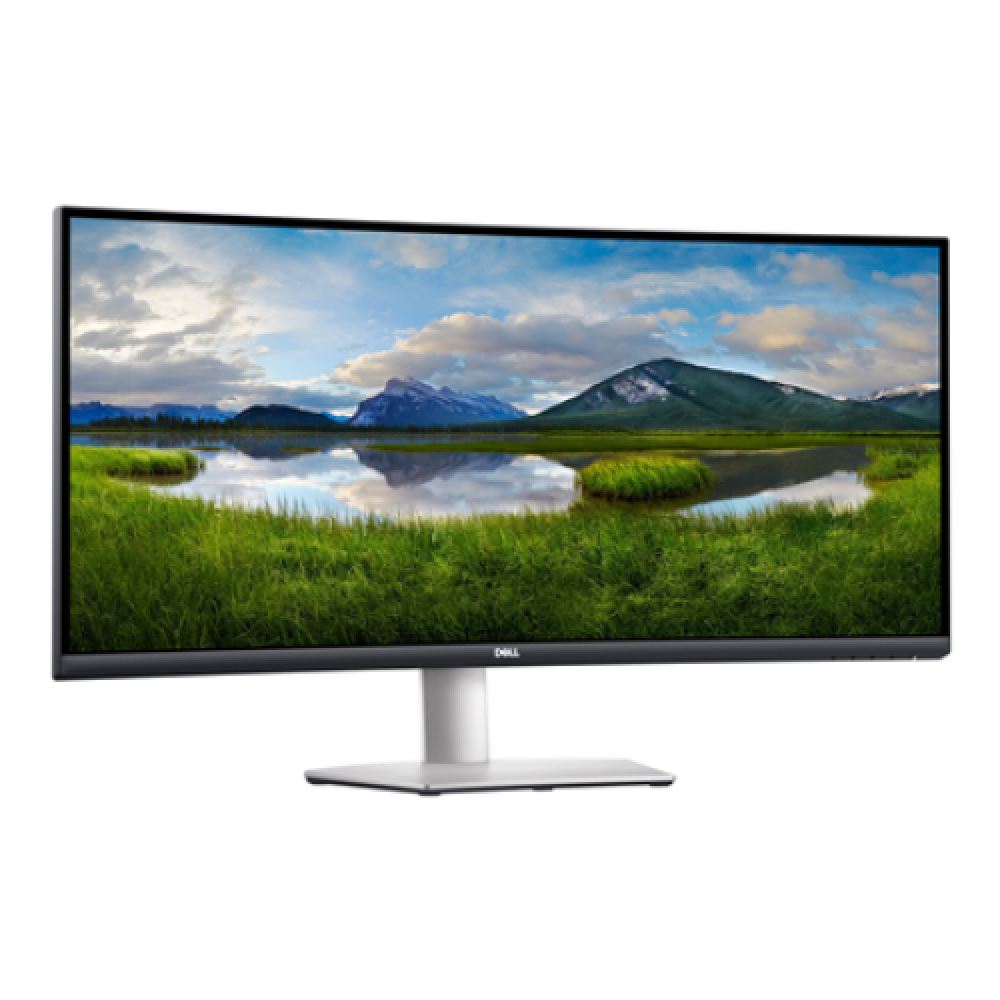 Dell , Curved USB-C Monitor , S3423DWC , 34 , VA , WQHD , 3440 x 1440 , 21:9 , Warranty 36 month(s) , 4 ms , 300 cd/m² , White , HDMI ports quantity 2 , 100 Hz