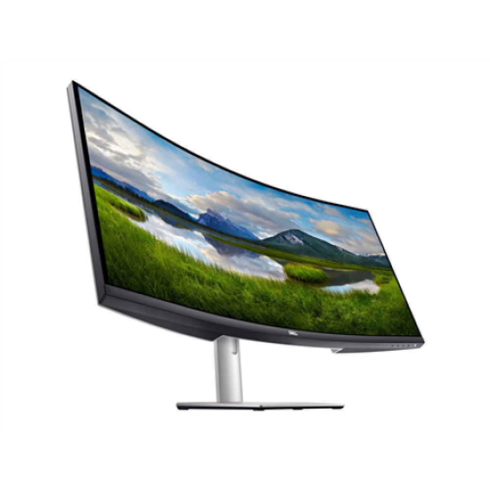 Dell , Curved USB-C Monitor , S3423DWC , 34 , VA , WQHD , 3440 x 1440 , 21:9 , Warranty 36 month(s) , 4 ms , 300 cd/m² , White , HDMI ports quantity 2 , 100 Hz