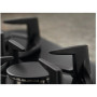 Electrolux Hob EGG6407K Gas on glass Number of burners/cooking zones 4 Rotary knobs Black