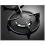 Electrolux Hob EGG6407K Gas on glass Number of burners/cooking zones 4 Rotary knobs Black