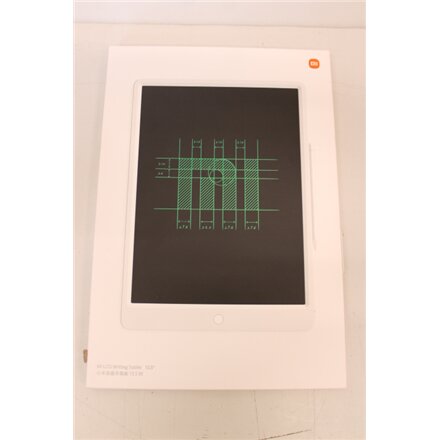 SALE OUT. Xiaomi Mi LCD Writing Tablet 13.5 , Xiaomi Mi LCD Writing Tablet , 13.5 , LCD , USED , Black Board/Green Font , It has no memory - you write one page, then delete it completely with one button; The life of the button battery is about a year when
