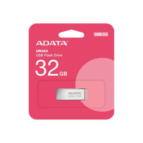 ADATA , USB Flash Drive , UR350 , 32 GB , USB Type-A , Brown