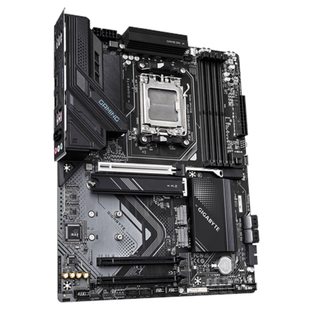 Gigabyte X870 GAMING WF6 , Processor family AMD , Processor socket AM5 , DDR5 , Supported hard disk drive interfaces M.2, SATA , Number of SATA connectors 4