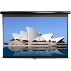Elite Screens Manual Series M99UWS1 Diagonal 99 , 1:1, Viewable screen width (W) 178 cm, Black
