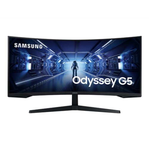 Samsung , Curved Monitor , LC34G55TWWPXEN , 34 , VA , UWQHD , 21:9 , 165 Hz , 1 ms , 3440 x 1440 , 250 cd/m² , HDMI ports quantity 1 , Black , Warranty 24 month(s)