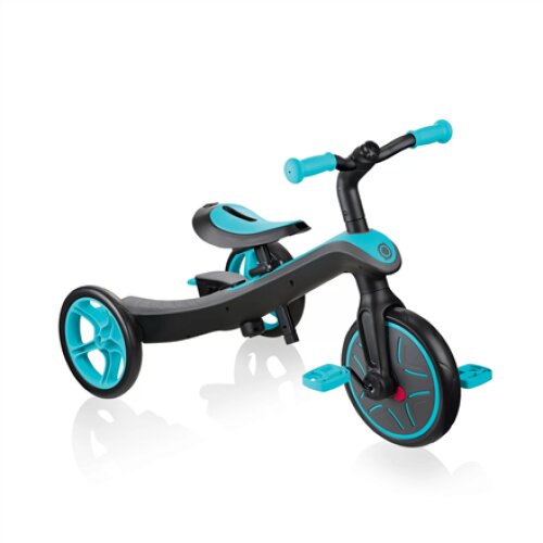 Globber Tricycle and Balance Bike Explorer Trike 4in1 Teal
