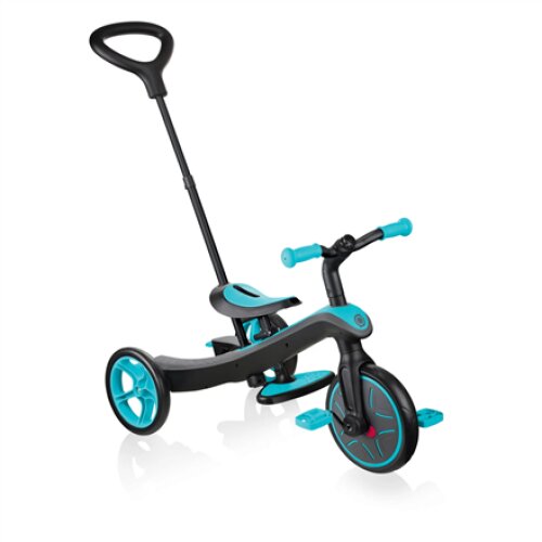 Globber Tricycle and Balance Bike Explorer Trike 4in1 Teal
