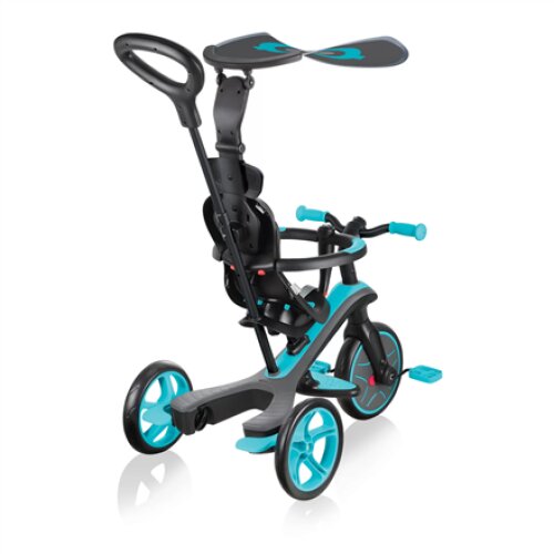 Globber Tricycle and Balance Bike Explorer Trike 4in1 Teal